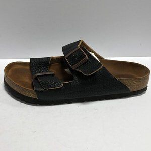 Birkenstock Womens Arizona Sandal Black Leather Size EU42 Wo’s 11/9 Mn’s